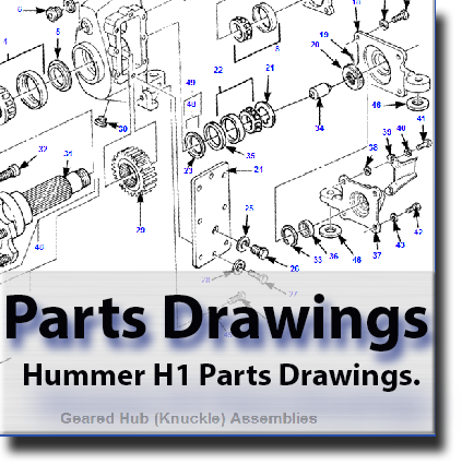Hummer H1 Parts Drawings